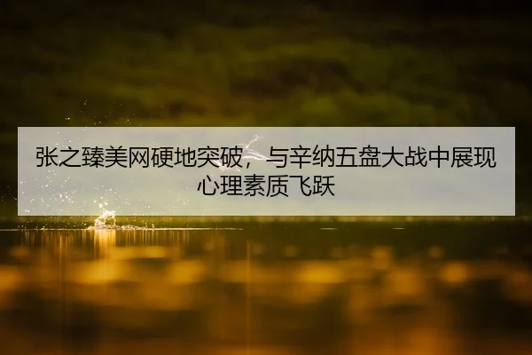 张之臻美网硬地突破，与辛纳五盘大战中展现心理素质飞跃